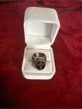 Silver Cross Signet Ring - Men’s  Fashion Jewelry